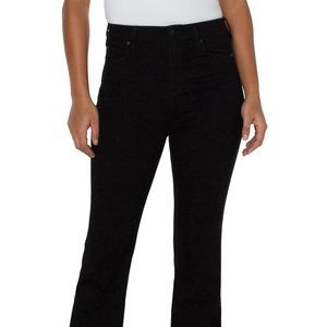 NWT Liverpool Lucy High Waist Bootcut Jeans In Black Rinse 32 in